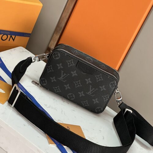 Alpha Wearable Wallet – Monogram Eclipse Canvas