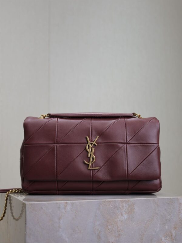 sy_no_B6E75A4C81B0D70AC9180AE21DF91B41_0 YSL Jamie Medium 25cm Shoulder Bag – Burgundy