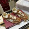 sy_no_B75BE151D3F5E2D9F0F9762E60874973_7 Gucci B Sneaker GG Canvas & Brown Suede – Classic GG / Brown Suede / Gum Sole