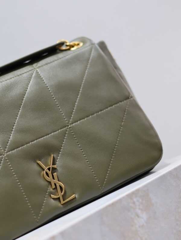sy_no_B75C8FE4A08185C8B0872DFBAAF51863_3 YSL Jamie Small Shoulder Bag – Olive Green Lambskin