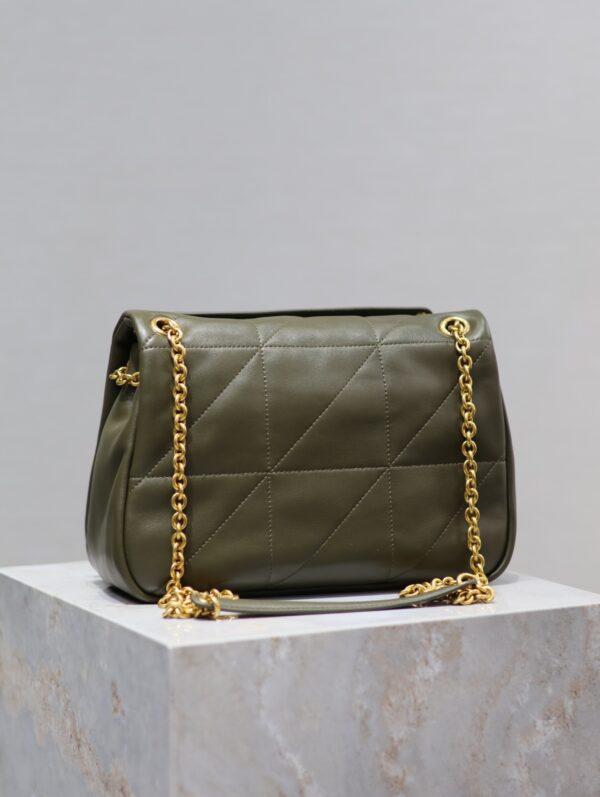sy_no_B75C8FE4A08185C8B0872DFBAAF51863_5 YSL Jamie Small Shoulder Bag – Olive Green Lambskin