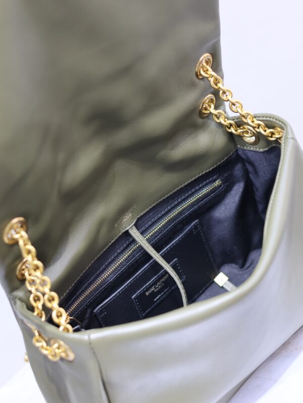 sy_no_B75C8FE4A08185C8B0872DFBAAF51863_8 YSL Jamie Small Shoulder Bag – Olive Green Lambskin