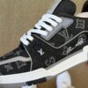 sy_no_B7B3291106255DAD028CD6A8EE1379E0_5 Louis Vuitton LV Trainer Black/Grey Monogram Denim Retro Sneakers