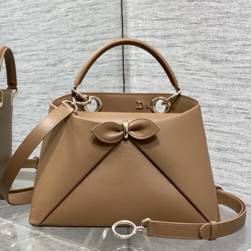 sy_no_B8999990DD8A69F9E69ABDA78DBDF433_0 Dior French-style chic bow handbag – vintage shoulder and crossbody bag