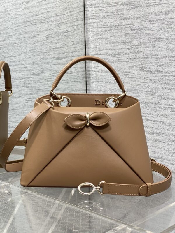 sy_no_B8999990DD8A69F9E69ABDA78DBDF433_0 Dior French-style chic bow handbag – vintage shoulder and crossbody bag