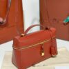 sy_no_B8A1BB87B3D7C9D28F65ABA738CB48DA_4 Loro Piana Extra Bag L27 Shoulder Bag – Saddle Leather (Red)