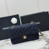 sy_no_B9024B6BA4AF81B96EB68D12BF2A4703_0 Chanel Classic Flap CF – Blue Quilted Denim with Gold Hardware (Medium 25 cm)