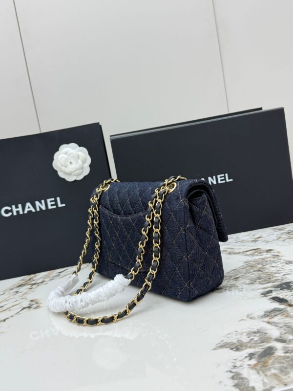 sy_no_B9024B6BA4AF81B96EB68D12BF2A4703_1 Chanel Classic Flap CF – Blue Quilted Denim with Gold Hardware (Medium 25 cm)