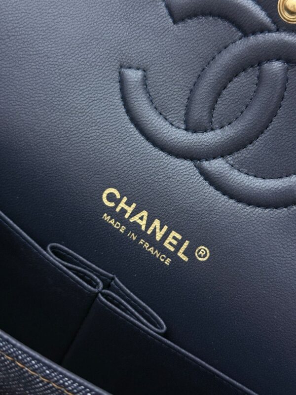 sy_no_B9024B6BA4AF81B96EB68D12BF2A4703_7 Chanel Classic Flap CF – Blue Quilted Denim with Gold Hardware (Medium 25 cm)