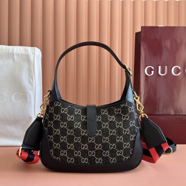 sy_no_B946C8C428F8D0CA6600274D713481FA_1 UN3AG 1294 Aria Jaie 1961 Small Tote – Black & Ivory Denim Jacquard