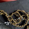 sy_no_BA3037C3101F840EB2D3087C853D4CA8_5 Chanel Classic CF 1112 shoulder bag featuring a chain strap and lock closure, crafted from premium imported caviar-grained calfskin.