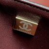 sy_no_BA3037C3101F840EB2D3087C853D4CA8_8 Chanel Classic CF 1112 shoulder bag featuring a chain strap and lock closure, crafted from premium imported caviar-grained calfskin.