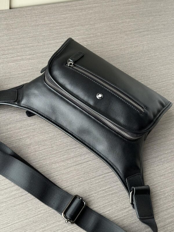 sy_no_BA4150A8320D2ECB7DE35F4225FFA3C9_3 Montblanc-Inspired Chest & Waist Bag – Black