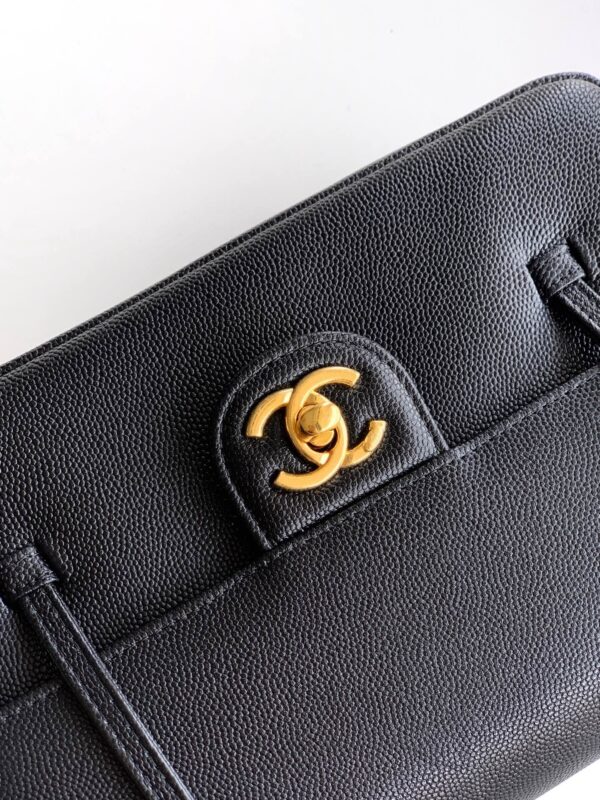 sy_no_BADB8A8D7CE986B652378A8986653427_5 Chanel 26P "Prey Coco" Caviar Leather Shoulder Bag (as seen on Jennie)