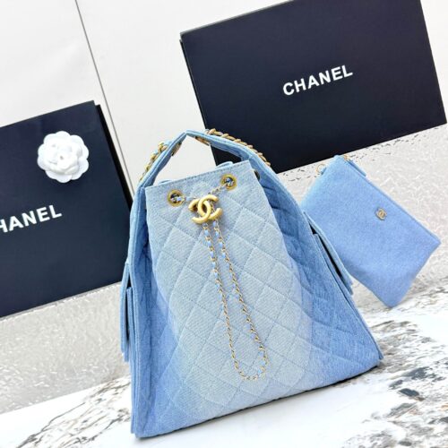 sy_no_BB7CD9784A877BCA8FAD0EBA109E52D9_0 Chanel 25C Medium Hobo Bag – Quilted Denim & Calfskin with Gold Hardware