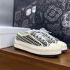sy_no_BC767618479BAA73CD8835A0EBBE4781_6 Black & White Houndstooth Embroidered Platform Canvas Sneakers