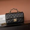sy_no_BCC8C75D562088C13527733338E35972_0 Chanel Black & Gold Caviar Leather CF Mini 25 Bag (Shoulder, Handheld, and Crossbody)