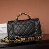 sy_no_BCC8C75D562088C13527733338E35972_2 Chanel Black & Gold Caviar Leather CF Mini 25 Bag (Shoulder, Handheld, and Crossbody)