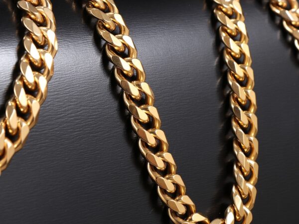 College Triomphe Chain Bag – Glossy Calfskin