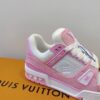 sy_no_BD12937167FECF63BE377FF89075401B_2 Louis Vuitton LV Trainer Sakura Pink & White Sneakers