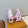 sy_no_BD12937167FECF63BE377FF89075401B_4 Louis Vuitton LV Trainer Sakura Pink & White Sneakers