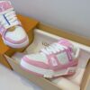 sy_no_BD12937167FECF63BE377FF89075401B_5 Louis Vuitton LV Trainer Sakura Pink & White Sneakers