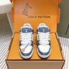 sy_no_BD1B886A1DCA74A26220FB7ED0EE9079_0 Louis Vuitton LV Trainer Maxi / LV Skate Blue & White Monogram Denim Sneakers
