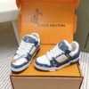 sy_no_BD1B886A1DCA74A26220FB7ED0EE9079_1 Louis Vuitton LV Trainer Maxi / LV Skate Blue & White Monogram Denim Sneakers