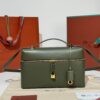 Loro Piana Extra Bag L27 Shoulder Bag – Saddle Leather (Green)