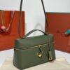 Loro Piana Extra Bag L27 Shoulder Bag – Saddle Leather (Green)