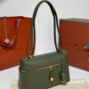Loro Piana Extra Bag L27 Shoulder Bag – Saddle Leather (Green)