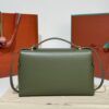 Loro Piana Extra Bag L27 Shoulder Bag – Saddle Leather (Green)