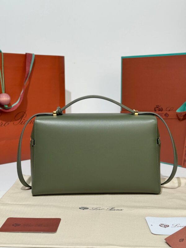 Loro Piana Extra Bag L27 Shoulder Bag – Saddle Leather (Green)