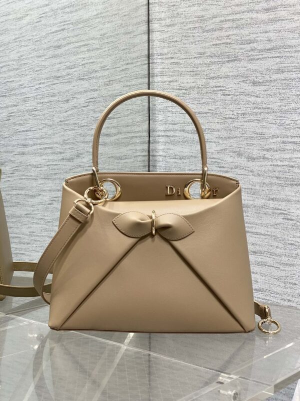 Dior Women's Spring/Summer 2026 New Single-Handle Bow Handbag/Shoulder Bag