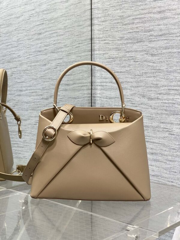 Dior Women's Spring/Summer 2026 New Single-Handle Bow Handbag/Shoulder Bag