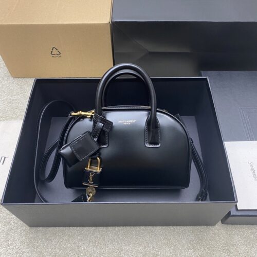 sy_no_BD97C63F1B087D59925A56622A631DE4_0 YSL Black Mini Bowling Bag