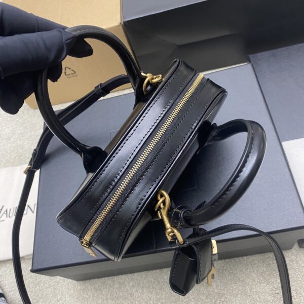 sy_no_BD97C63F1B087D59925A56622A631DE4_5 YSL Black Mini Bowling Bag