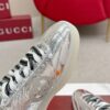 sy_no_BE1CFD3C5428D2F342FC578034C4BFFF_7 Gucci B Sneaker Metallic Silver Leather – Silver