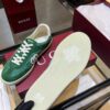 sy_no_BEC76850E6F48C4CD3425D62778C60C0_2 Gucci B Sneaker Green Fabric & Suede – Emerald Green / Ivory