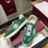 sy_no_BEC76850E6F48C4CD3425D62778C60C0_6 Gucci B Sneaker Green Fabric & Suede – Emerald Green / Ivory