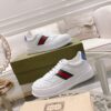 sy_no_BF05AD89F8DCE0B1C2F811B0F604AF61_5 Gucci Re-Web White Leather Green-Red Web Stripe Platform Sneakers