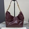 sy_no_BF94BAB04400D403BD58F4F8E98C02A4_1 YSL Oil-Waxed Leather Hobo Bag – Burgundy & Gold