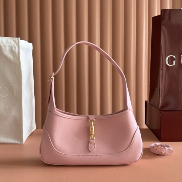 sy_no_BFAE4BE0DF6FAE7414C00E8DD97C0463_0 Soft Pink Jackie 1961 Shoulder / Underarm Bag