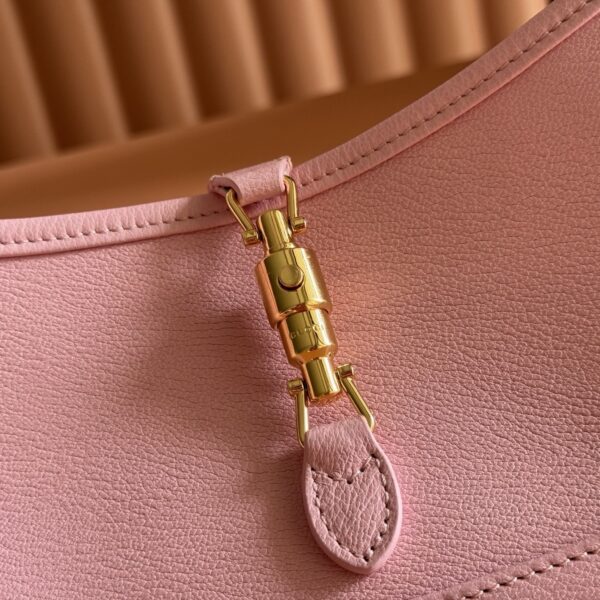 sy_no_BFAE4BE0DF6FAE7414C00E8DD97C0463_4 Soft Pink Jackie 1961 Shoulder / Underarm Bag