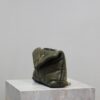 YSL Loulou Puffer Mini Double-Chain Bag – Olive Green Lambskin