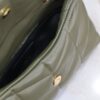 YSL Loulou Puffer Mini Double-Chain Bag – Olive Green Lambskin