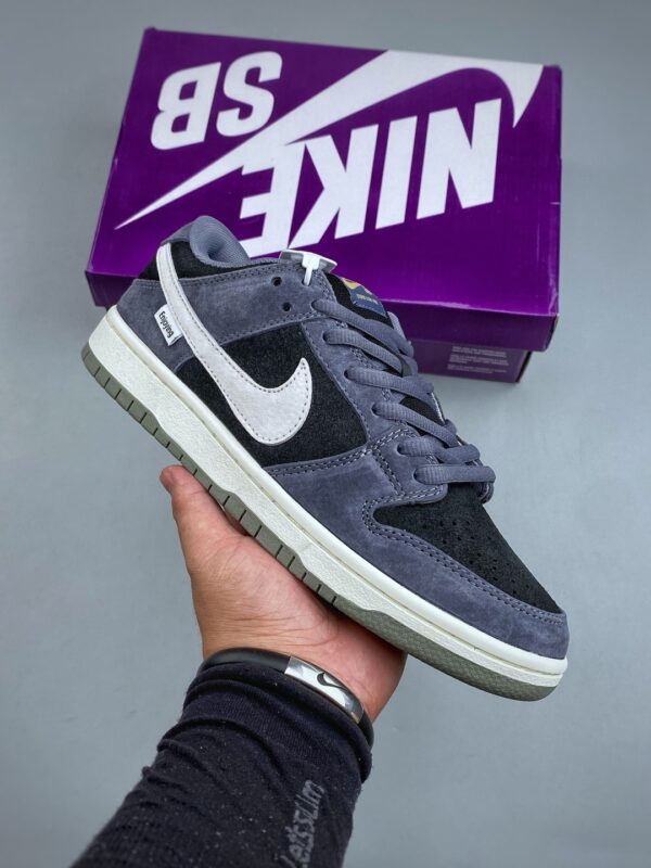 Nike SB Dunk Low Pro “Grey Black Suede / White Swoosh”