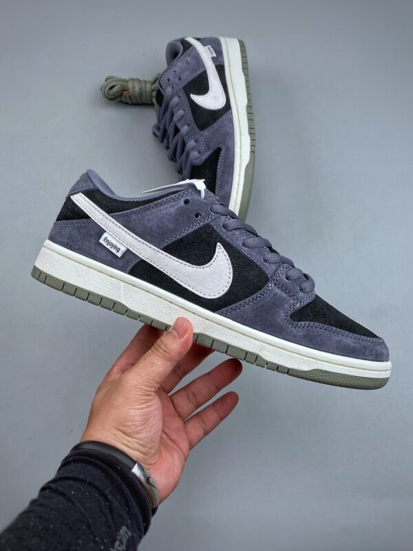 Nike SB Dunk Low Pro “Grey Black Suede / White Swoosh”