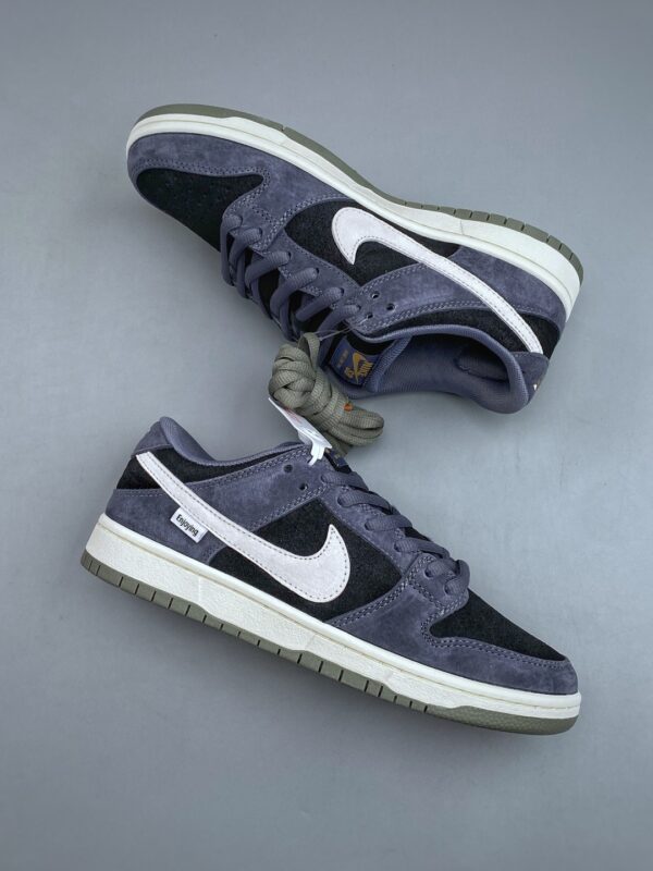 Nike SB Dunk Low Pro “Grey Black Suede / White Swoosh”