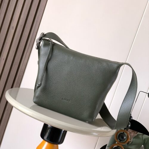 sy_no_C04C8FD23BBD0B8F6DF940D3AC39ABC7_0 Soft Grained Calfskin Loop Hobo Bag
